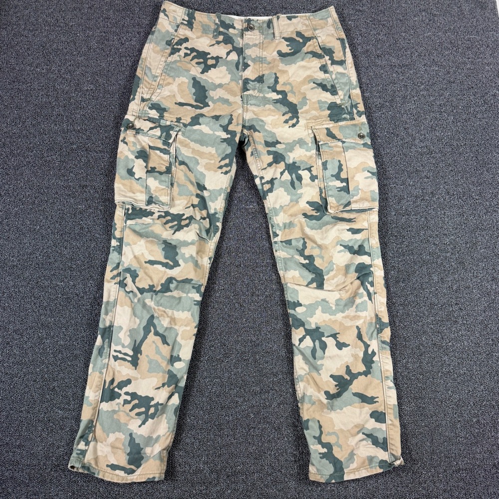 Levi's Camo Cargo Pants Men's 32x30 Straight Leg Camouflage Utility Trousers